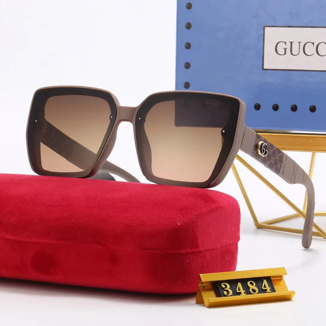 4-color fashion double G printing temple polarized sunglasses - Image 5