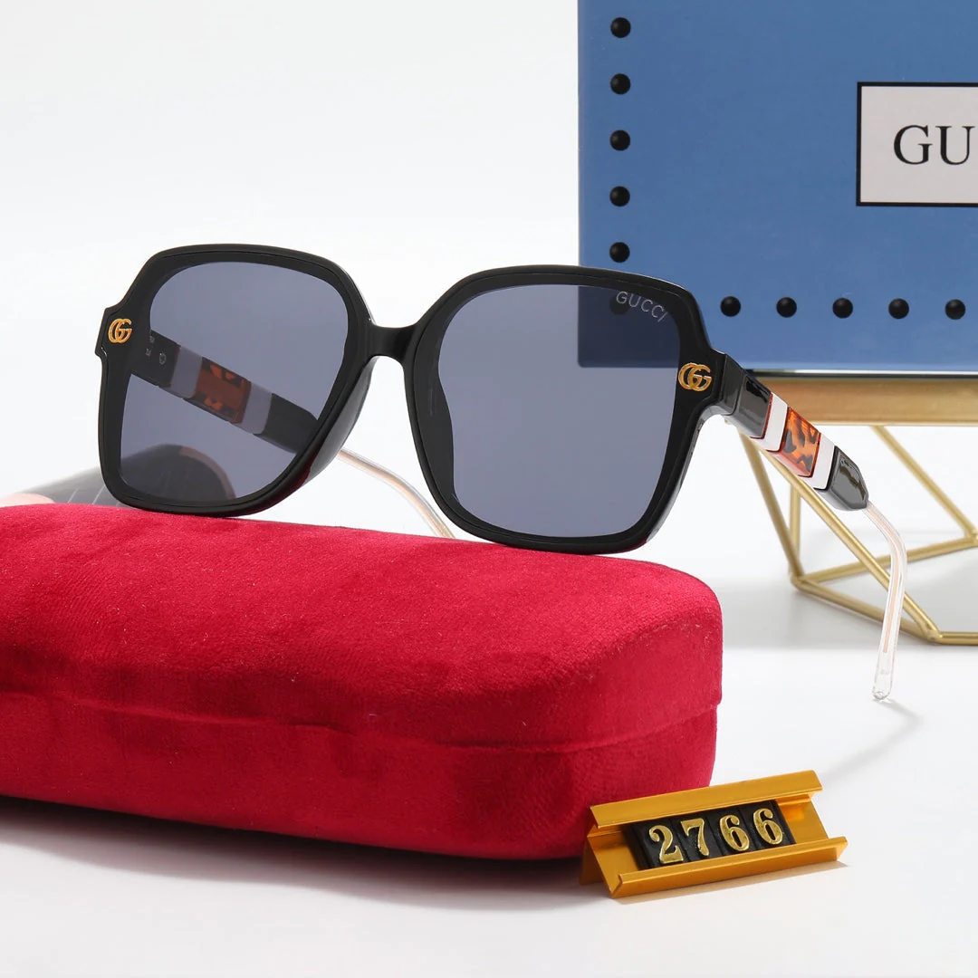 5 colors double G three-color stitching polarized sunglasses - Image 3