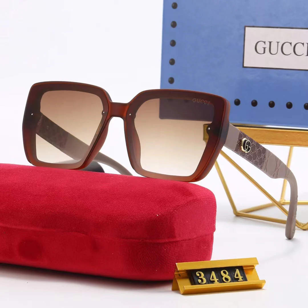4-color fashion double G printing temple polarized sunglasses - Image 7