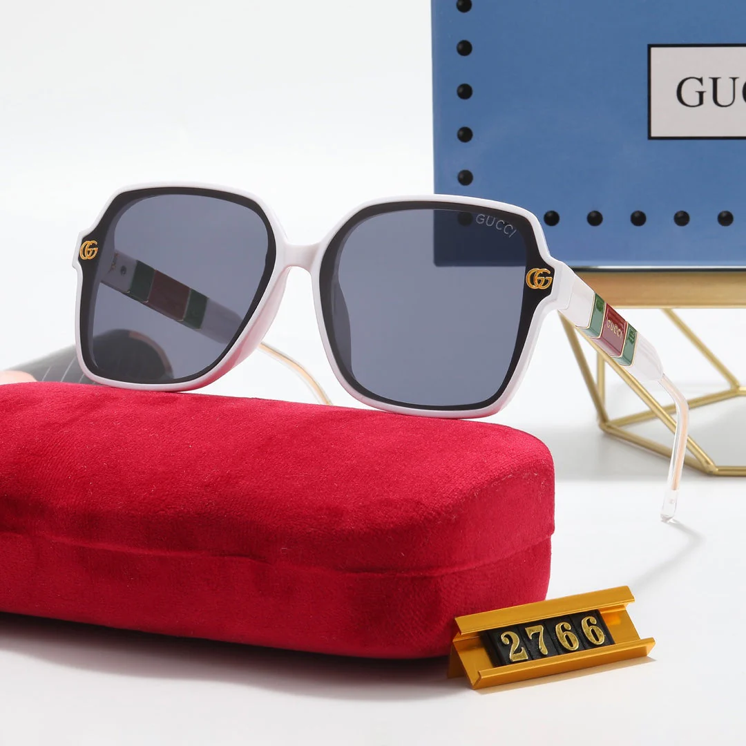 5 colors double G three-color stitching polarized sunglasses - Image 2