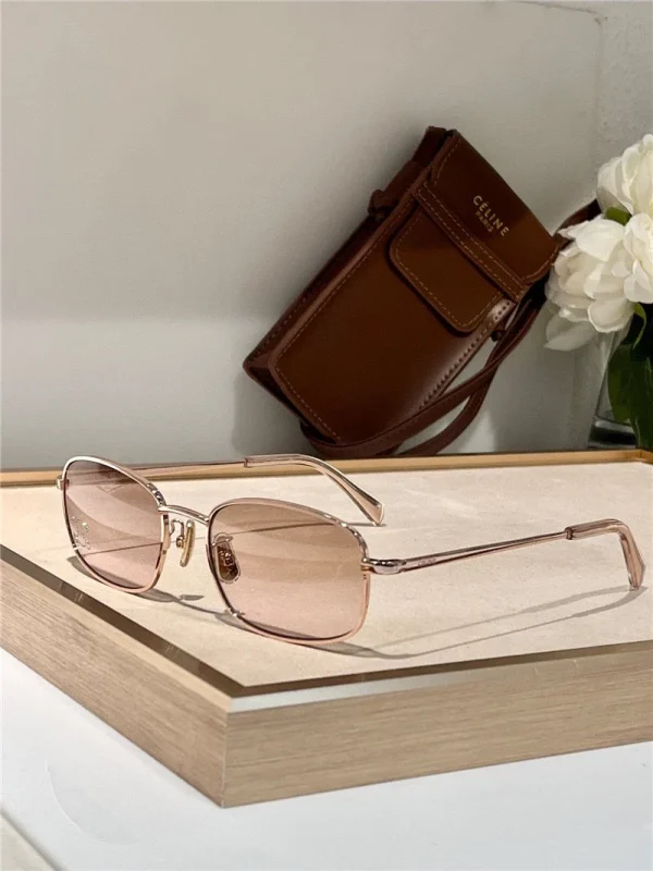2024 ovals Triomphe metal 40284 Sunglasses