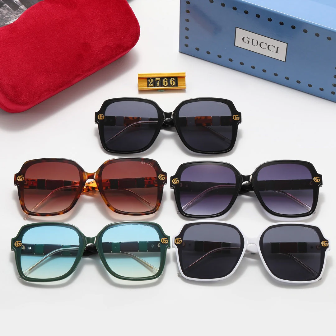 5 colors double G three-color stitching polarized sunglasses - Image 14