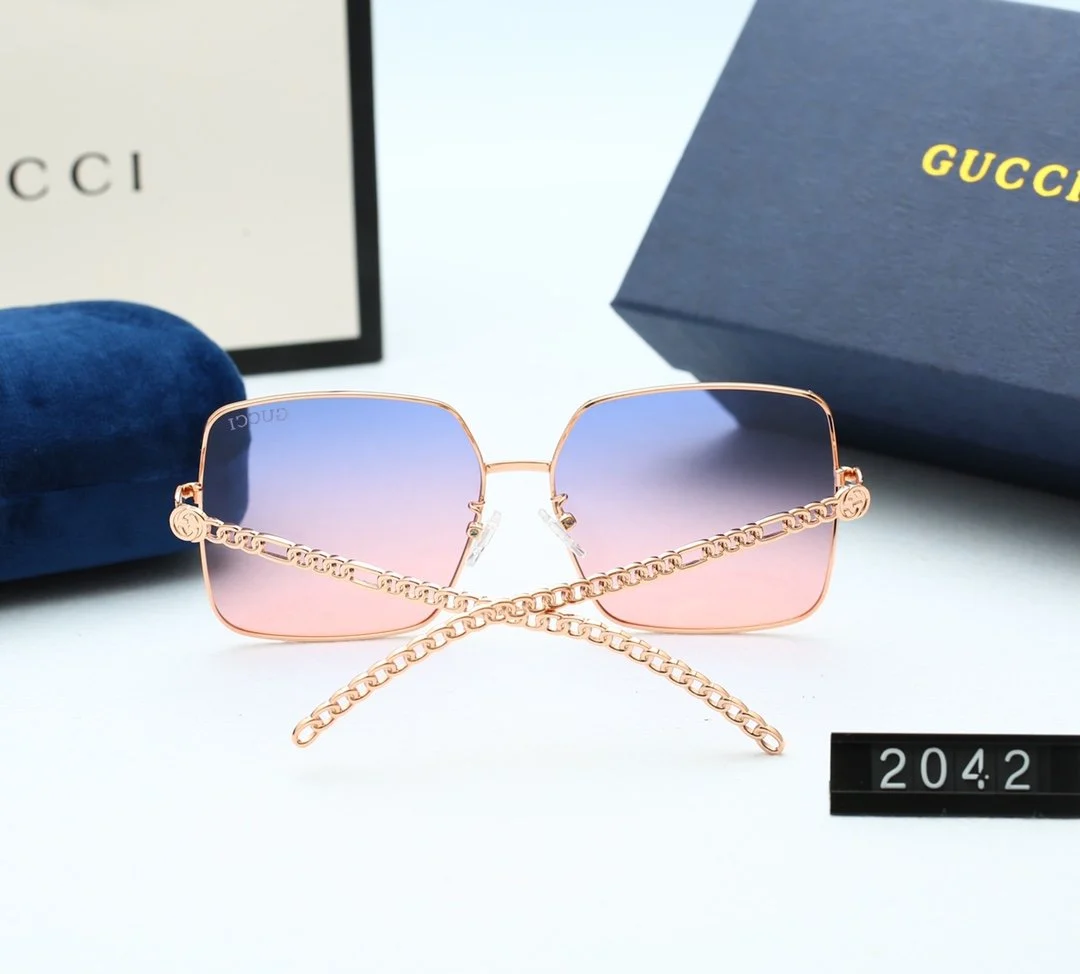GRADIENT 4 COLORS SUNGLASSES FOR WOMEN - Image 9