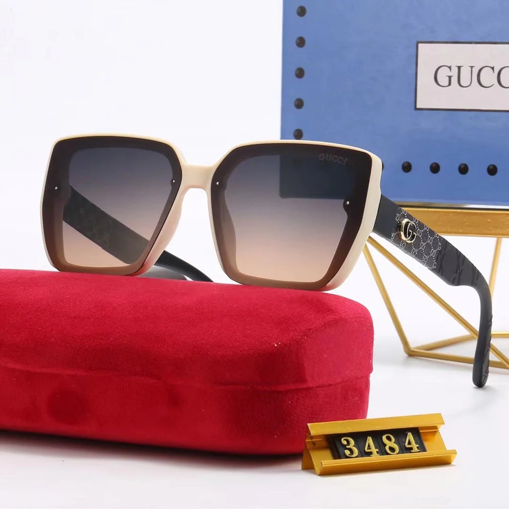 4-color fashion double G printing temple polarized sunglasses - Image 4