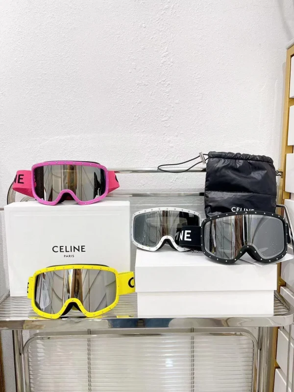EYEWEAR Studded Ski Goggles Sunglasses