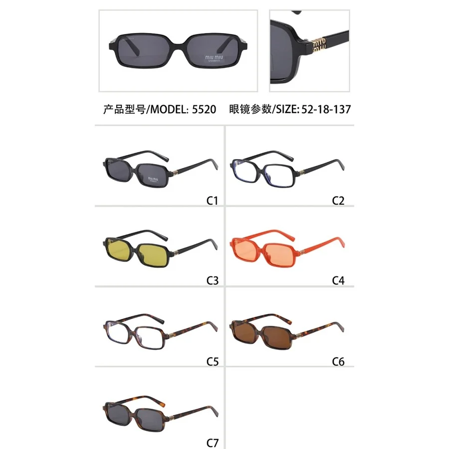 5 colors new fashion sunglasses miu260711135 - Image 6